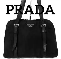 良品　希少　PRADA プラダ　トートバッグ　ショルダーバッグ　ナイロン　レザー