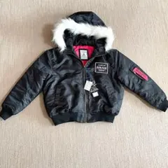 新品未使用♡AnkAnk MA-1ジャケット ファーフード付き黒
