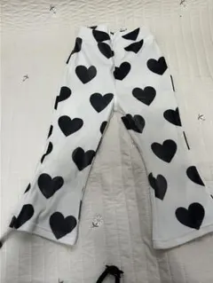 マイリトルワンダー　95cm ハート柄フリースパンツ