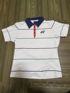 YONEX ストライプ ポロシャツ Lサイズ