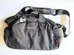 ピーナッツ スヌーピー woodStock 2WAYショルダーバッグ ブラック