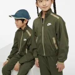 【NIKE】　カーキセットアップ　上下　155cm
