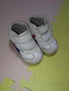 Onitsuka Tiger スニーカー ホワイト/ブルー/レッド14.5センチ