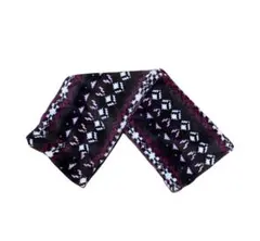 幾何学模様 フリースマフラー フリーサイズ