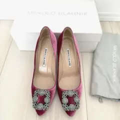 マノロブラニク  ハンギシ　36 未使用品⭐︎ MANOLO BLAHNIK - マノロ ハンギシの通販 by mi_ma's store｜マノロ