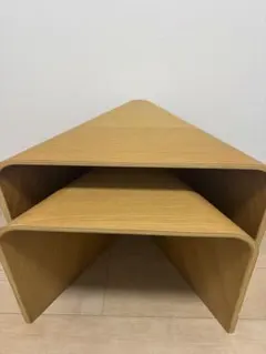 無印良品 重なるテーブルベンチ オーク材 大小セット - メルカリ
