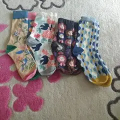 マルチカラー ソックス ４足セット