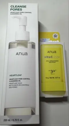 アヌア　クレンジングオイル　UVサンスティック