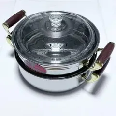 B-LINE 杉山金属 ステンレス二段蒸し器 23cm 3.0L 蒸篭 せいろ鍋のサムネイル