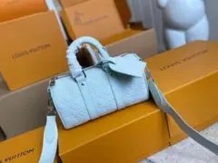 LOUIS VUITTON ライトブルー ショルダーバッグ