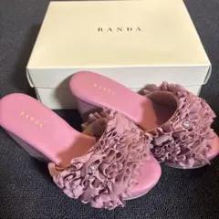 RANDA ラベンダー フリルミュール