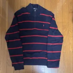 Polo by Ralph Lauren ネイビー/レッド セーター M