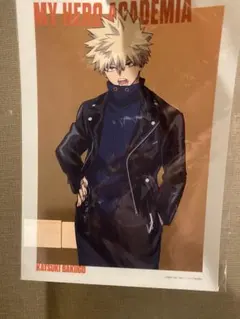 ヒロアカ　ベースヤードトーキョー　限定　A3 クリアポスター　爆豪勝己　新品