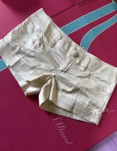 SLY サテン生地ホワイトショーパン S