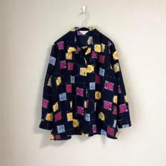 ブランニュー　Brand New昭和レトロ 花柄 長袖シャツ 11号　L