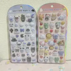 美*す様 国内正規品 コットンパフィー ねこ しろくま うさぎ とり