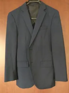 ネイビー ストライプ ビジネススーツ上下セット