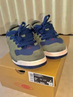 Jordan Session スニーカー オリーブ ネイビー