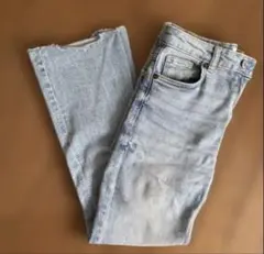ZARA ハイライズデニムパンツ