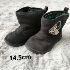 ミッキーマウス ブラックブーツ