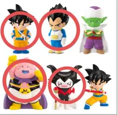 【6個セット】ドラゴンボール　ダイマ　ソフビッツ