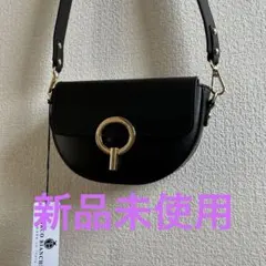 新品未使用タグ付マルコビアンキーニショルダーバッグ黒マルコビアンチーニブラック