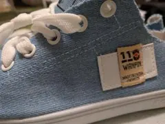 【新品】 デニム スニーカー ライトブルー