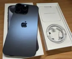 iPhone 15 Pro Max 256GB ブルーチタニウム