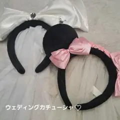 ウェディングカチューシャ 2点セット
