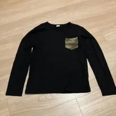 devirock デビロック ブラック 長袖 カットソー 150cm