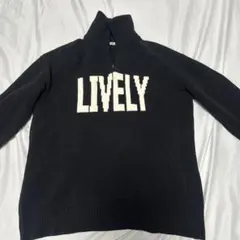 continuer de NICE CLAUP ハーフジップニット