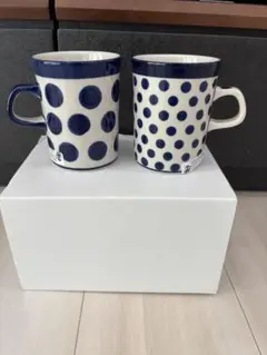 ポーランド食器　セラミカ マグカップ 2個セット