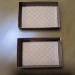 GUCCI グッチ 空箱 純正 ボックス（ブラウン/ゴールドロゴ）