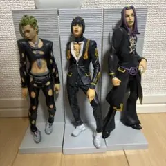 ジョジョの奇妙な冒険　DX フィギュア　ブラックカラーver. 3体セット