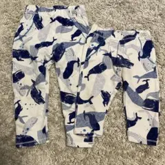 ZARAベビー　クジラ柄レギンス2本セット