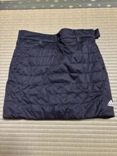 adidas キルティングスカート ブラック