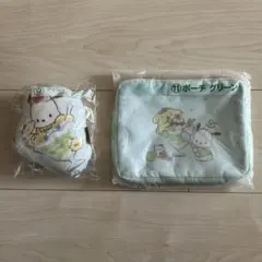 ポチャッコ サンリオ当たりくじ クッションマスコット ポーチ