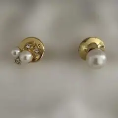 ホワイトパール ピンブローチ(2個セット)