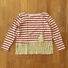 POU DOU DOU ボーダー長袖Tシャツ