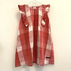 ブリーズ　赤チェック　チュニック　ワンピース