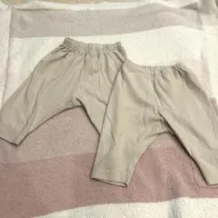 ベージュ ユニクロ　ボトムス 90