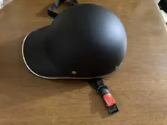 ハーフヘルメット つや消しブラック 自転車用