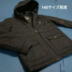 ブラックジャケット フード付き