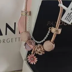 Pandora ローズゴールド ブレスレット 18cm ギフトボックス - メルカリ