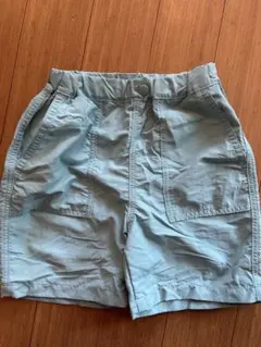 ユニクロ　ショートパンツ　ライトブルー ハーフパンツ ポケット付き