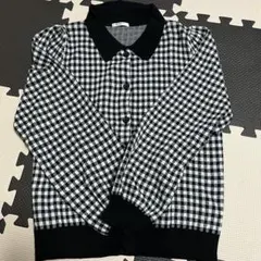 【週末限定価格】チェック柄ニット Lサイズ