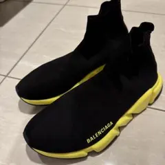 BALENCIAGA Speed Trainer ブラック イエローのサムネイル