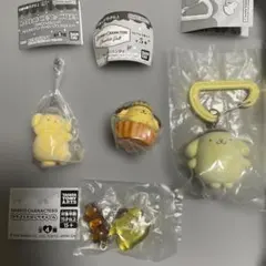 ポムポムプリン　ガチャ　４点セット