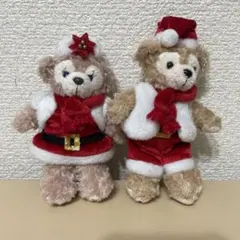 東京ディズニーリゾート　クリスマス　ダッフィー　シェリーメイ　サンタ　ストラップ