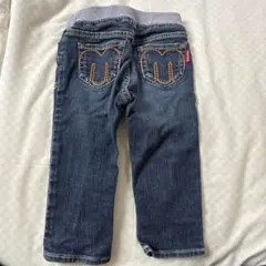 ミキハウス デニムパンツ 刺繍